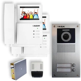 پکیج 2 واحدی آیفون تصویری سوزوکی SZ-413 بدون حافظه 4.3 اینچی
